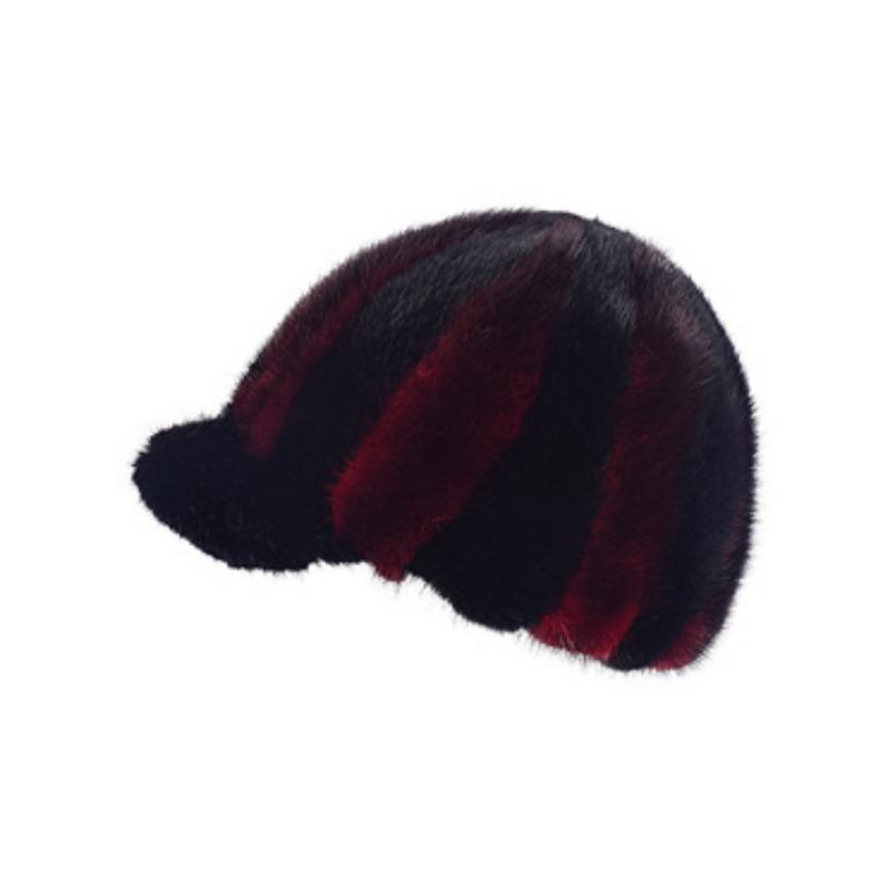 Mink hat mink hair winter fashion mink hat men and women versatile thickened warm knight hat tide