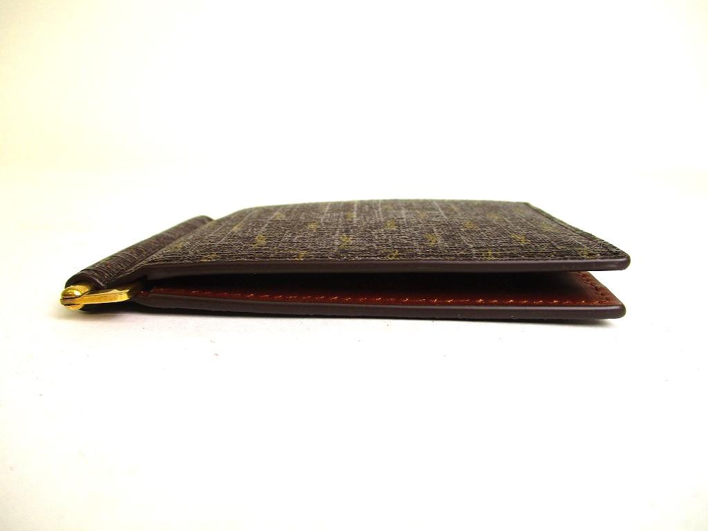 Authentisches Saint Laurent Paris Monogramm Braunes Leder Bifold Geldbeutel Portemonnaie #a094 Aufgearbeitet