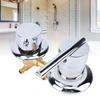 Brass Mixing Diverter Valve G1Celsius2 Male Screw Cold Hot Shower Faucets Tap Temperature Mixer for Bathroom