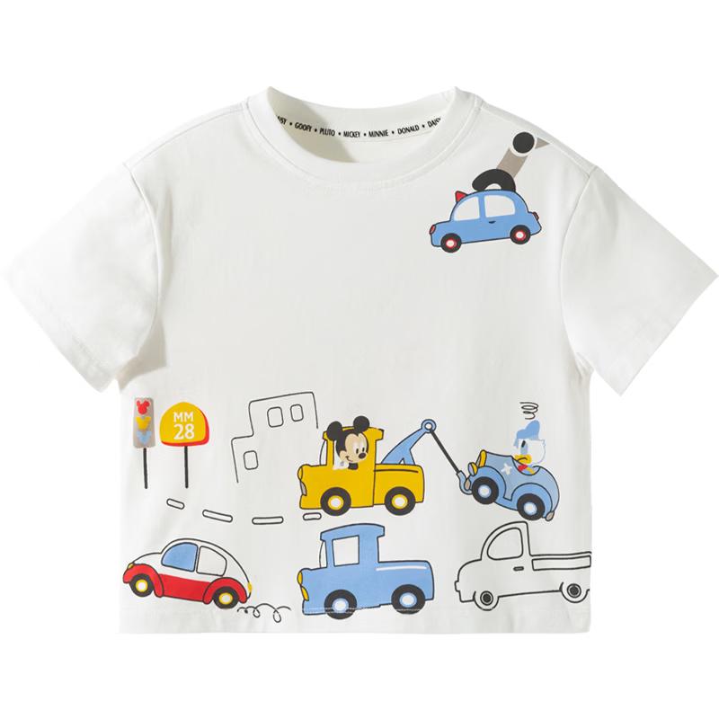 Disney Boys Mickey Mouse 7A Anti-bacterial Cooling Short Sleeve T-Shirt 90/52