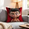 Doll Nezha Cushion Cover 1Pcs Decorative Covers Soft Cushion Case For Sofa Couch Decor 40X40 45X45 Pillowcases
