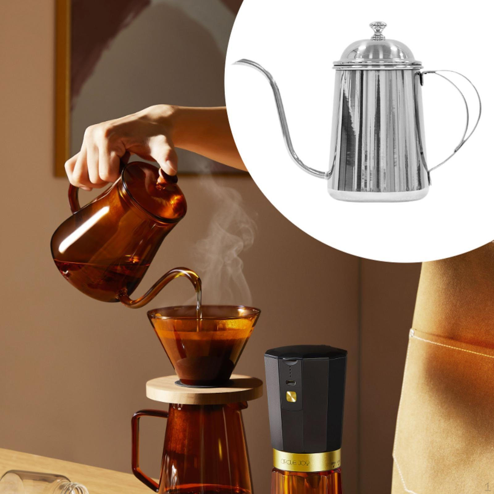 

Чайник-кувшин для кофеварки, прочный подарок на новоселье, руководство по заливке 650ml