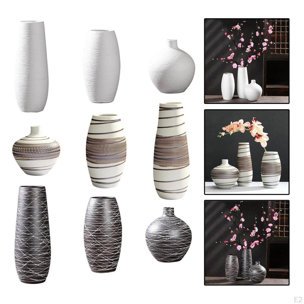Ceramic Flower Vase Home Decor and Table Centerpieces Gifts for Family, Christmas, Wedding,