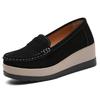 Spring and Autumn Women's Flat Platform Loafers Ladies Elegant Suede Leather Shoes Woman Slip On Moccasin Women's Casual Shoes