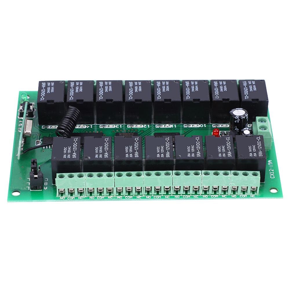 

Wireless Remote Controller Switch Transmitter DC12V 15 Channel Relay Receiver Board