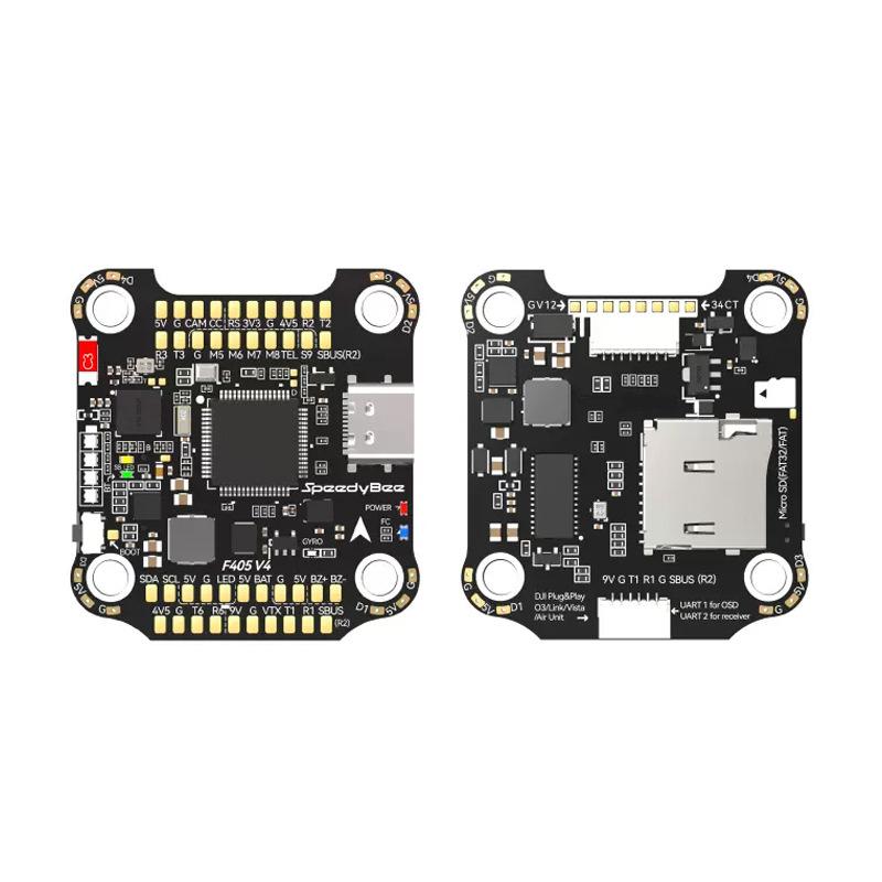 SpeedyBee F405 V4 BLS 60A 30x30 Flight Controller + 60A 4-in-1 ESC Stack for FPV Freestyle Drone, DIY Same Style Accessories