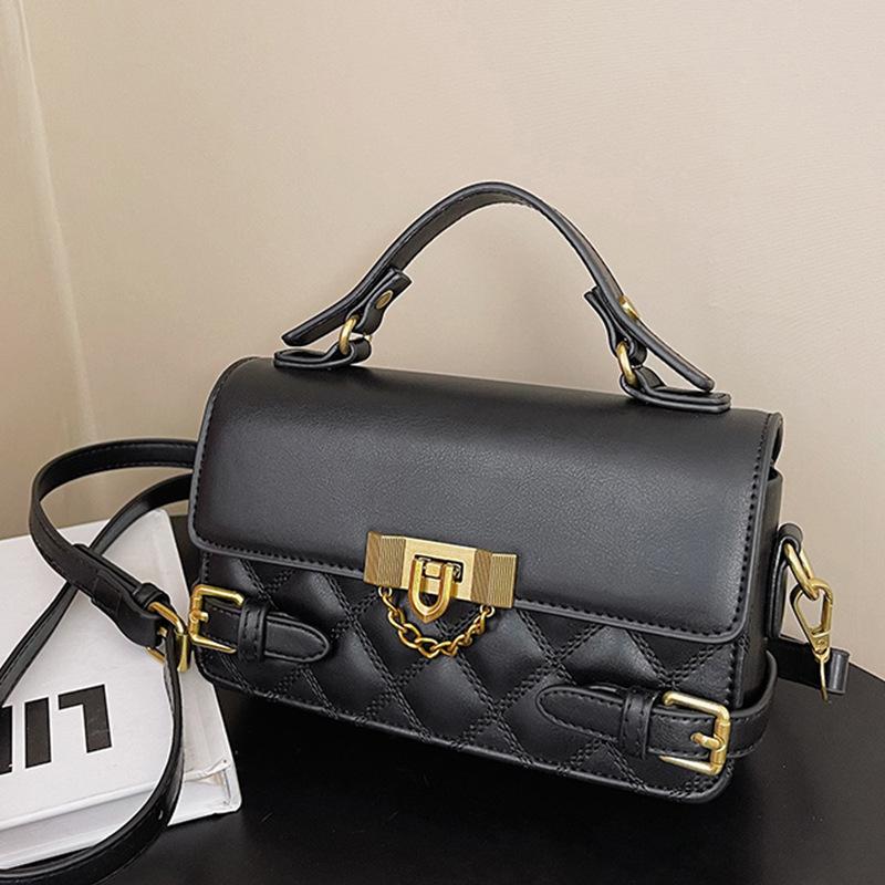 Fashionable and Sophisticated Handbag - Small Square Bag - Simple Commuter Crossbody Bag