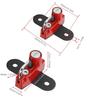 Helmet Lock, vStrom 250-Qiilu Helmet Lock Mount Anti-Theft Helmet Lock Aluminum Alloy Fit Suzuki V-Strom 250 2017 and Later (Red)