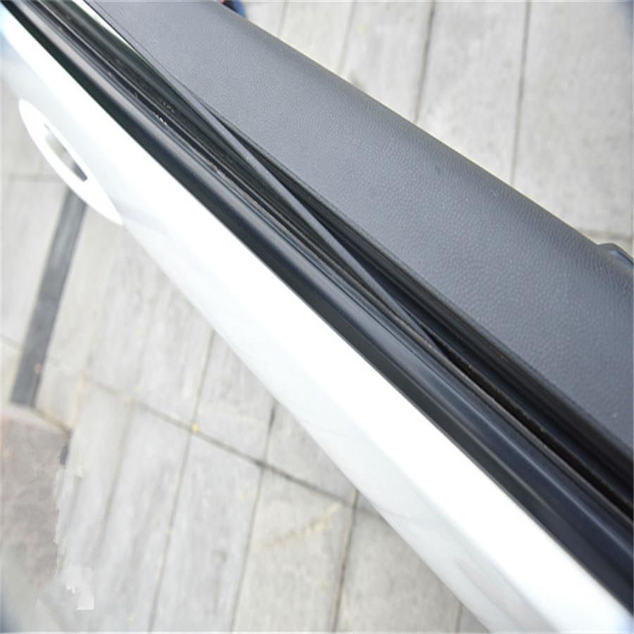 4M Black Car Front Rear Side Door Window Edge Sealed Strip Trim Weatherstrip