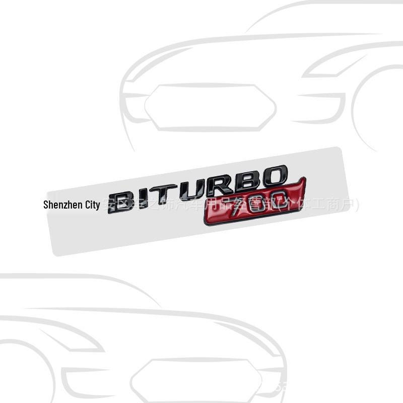 Mercedes-Benz G-Class BRABUS Rocket Emblem Decal Set - Red & Black (700/800/900 Models)