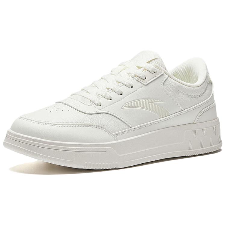 Anta Dance Versatile Trendy Wear Resistant Breathable Low Top Skate Shoes Men Skate Shoes Ivory-White 912538005-5