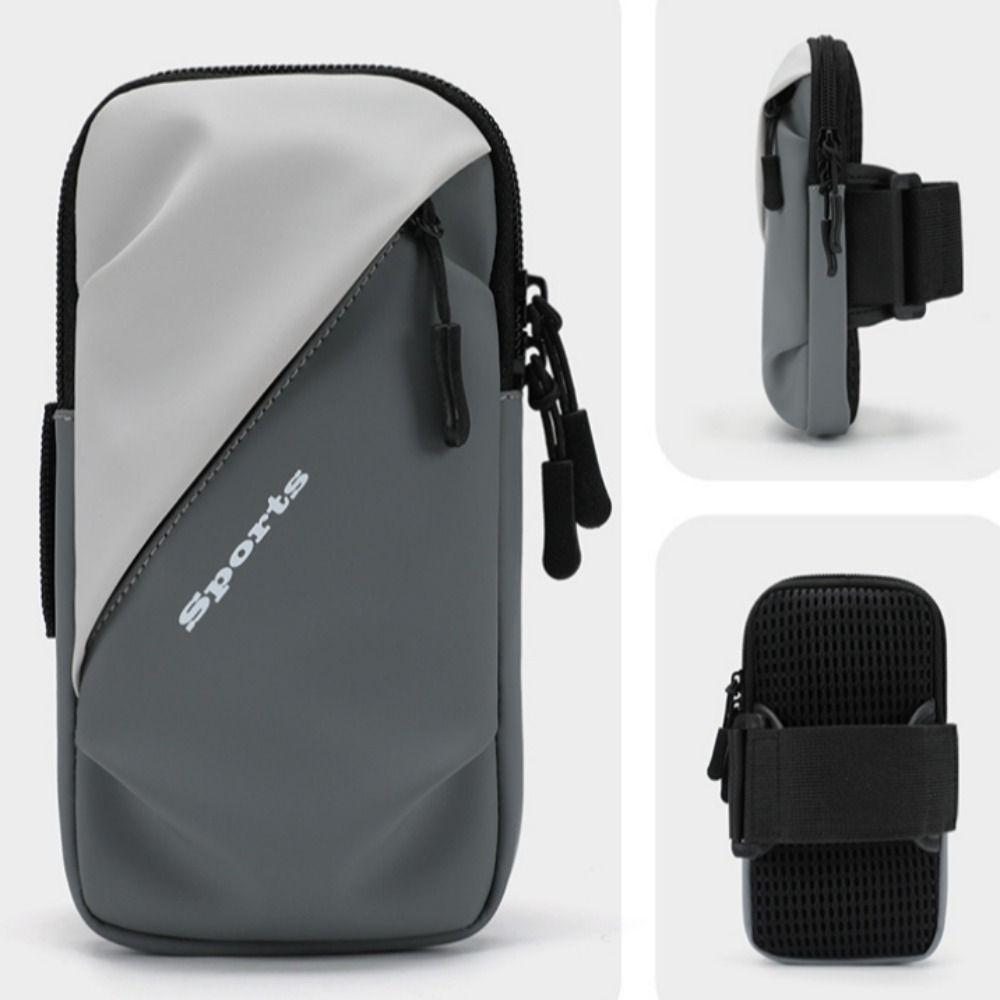 Elastic Adjustable Arm Phone Bag Mesh Breathable Sports Arm Bag Running Phone Bag  Sports