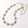 Vintage Love Heart Metal Carved Waist Chain Women Festival Waist Accessories