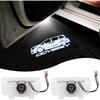 2 Pcs Car LED Projector Door Shadow Light Welcome Laser Emblem Logo Lamps Kit Puddle Lights Courtesy Step Ground Lamp HD Replacement for (Odyssey