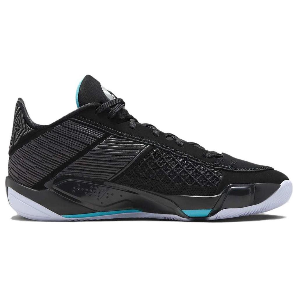 Air Jordan 38 Low PF Black Gamma Blue Anthracite Men's Basketball Shoes FD2325-004