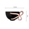 Ceramic Coffee Cup Cartoon Bow Handle Pink Ribbon Mug Afternoon Tea Accessories Girl's Gift Mugs Coffee Cups Birthday Present
