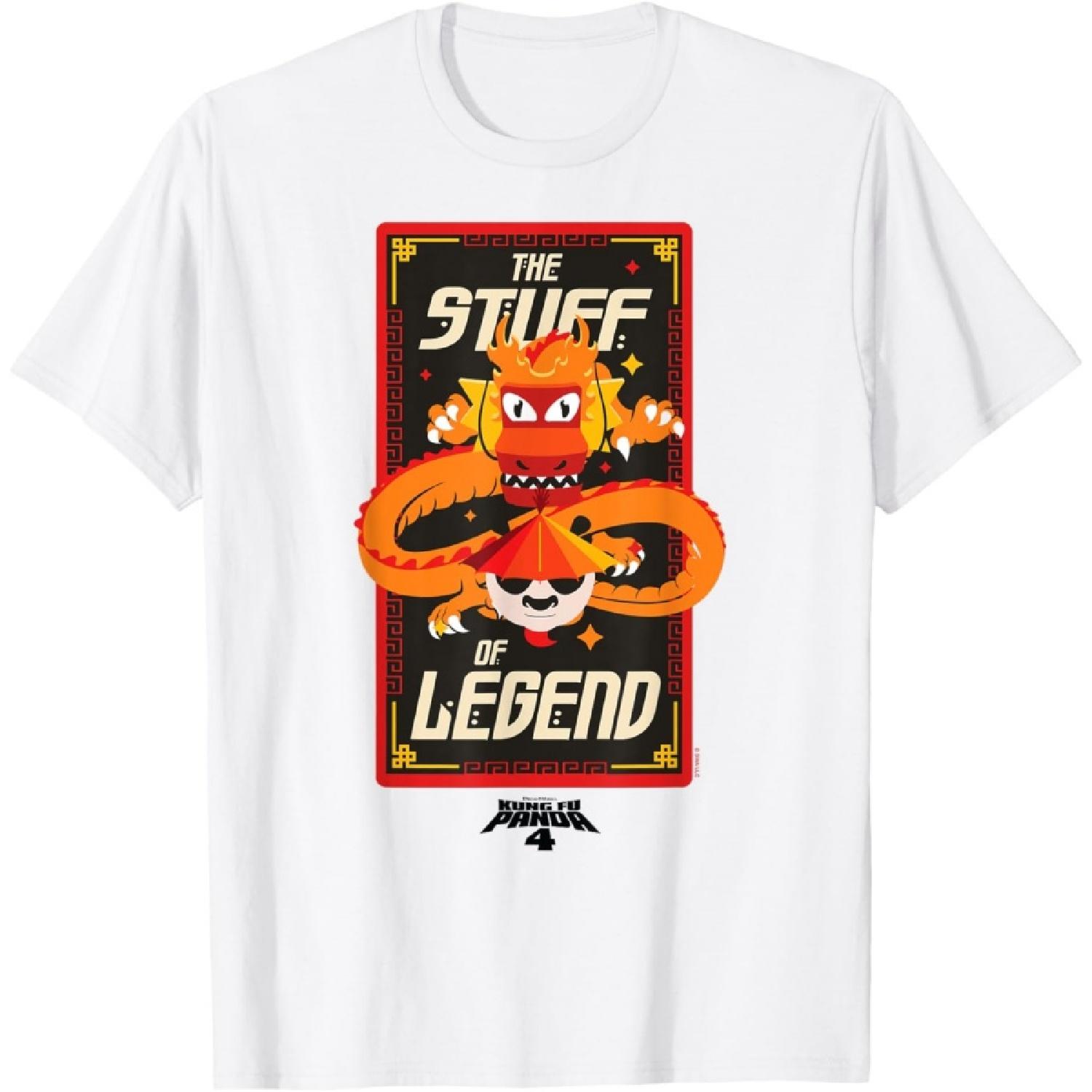 

Kung Fu Panda 4 The Stuff Of Legend Dragon Warrior Portrait T-Shirt XXXXXL білий