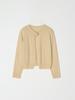 BEMUSE MANSION Camelia Knit Cardigan - Butter Cream
