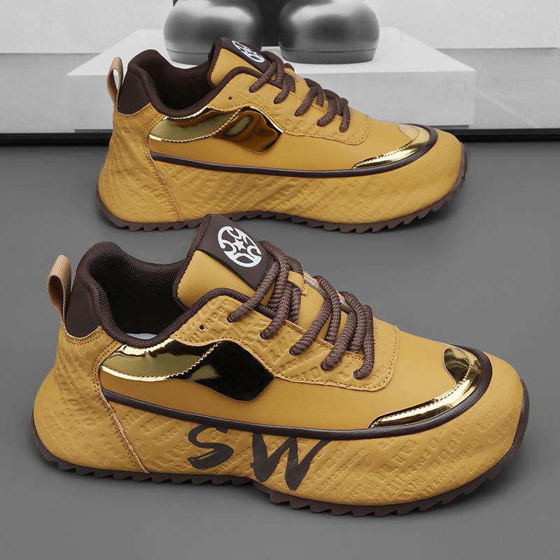 Spring Autumn New Men's Classic Sneakers Fashion Trend Youth Casual Shoes Outdoor Breathable Thick Bottom Sports Running Shoes