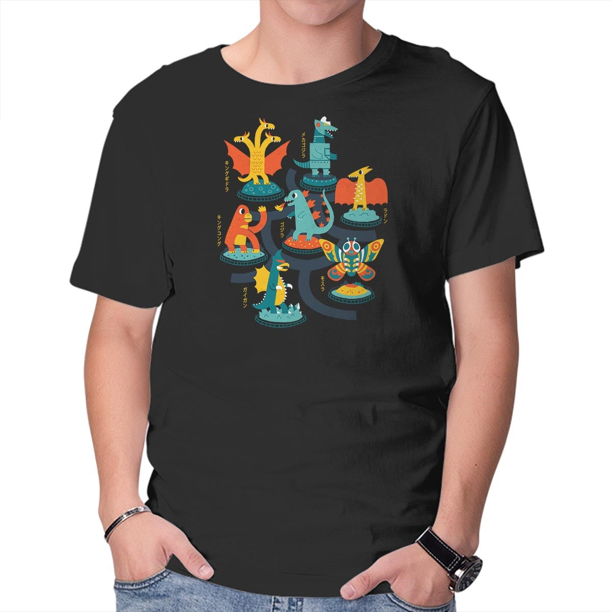 Unisex Crew Neck T-Shirt Tokyo Zoo Graphic Short Sleeve Casual Tee XS