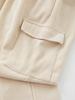 IKALOOK Corduroy Bonded Brushed Cargo Pants Cpt189