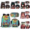 Bbq Dream Ena Pattern Printing Backpack Lunch Bag Pen Case Set For Gift Student