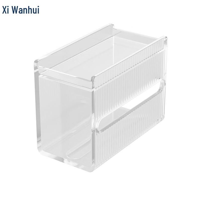 XWH Transparent Acrylic Bathroom Tissue Box Holder