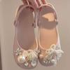 Ballet Pearl Crocs Charms: Elegant DIY Detachable Shoe Flower Buckles