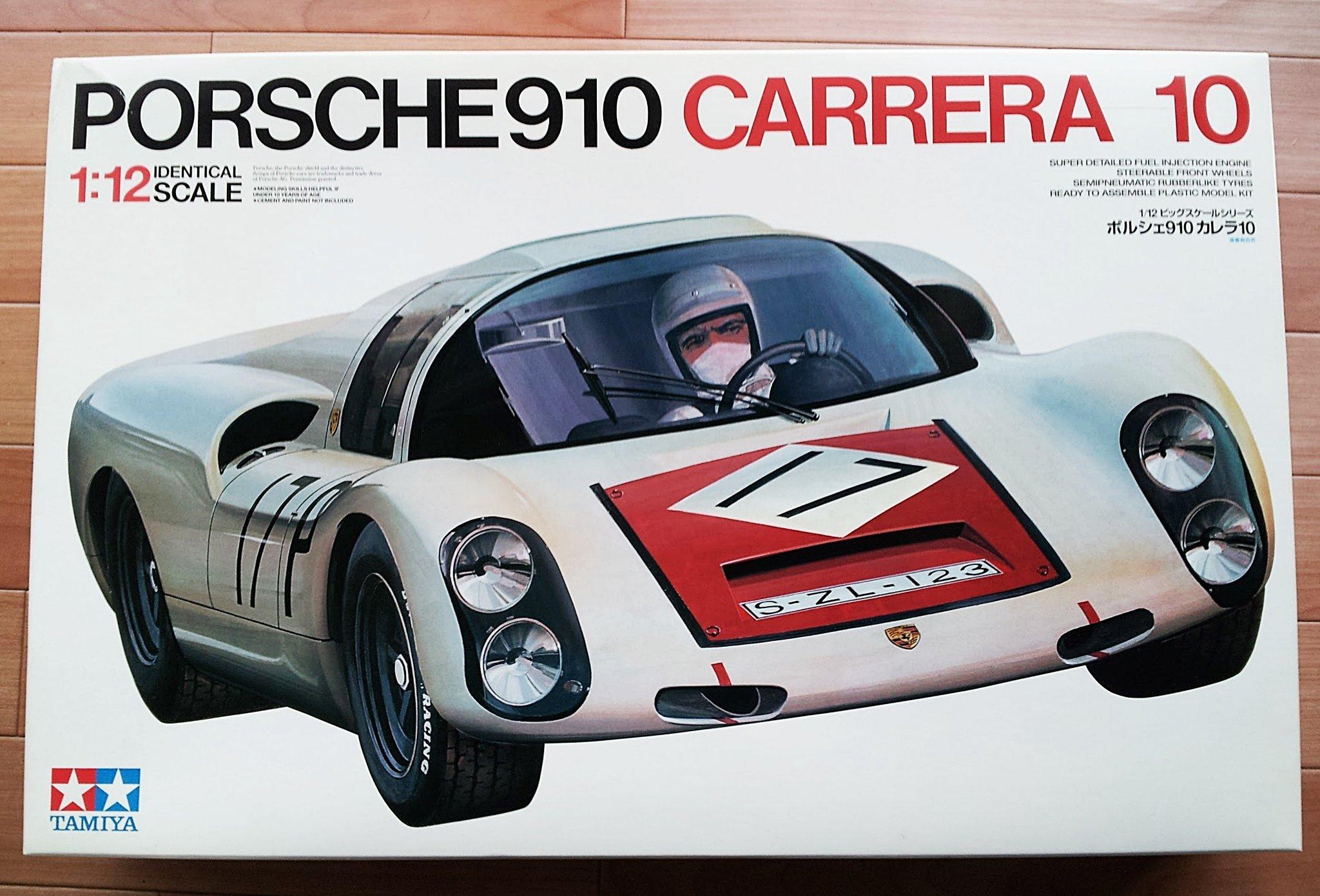 

Tamiya Porsche 910 Carrera 10 Большой Масштаб 1/12 (1/12 Машина 12003)