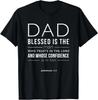 Dad Blessed Is The Man Jeremiah 17:7 Bible Quote Christian T-Shirt
