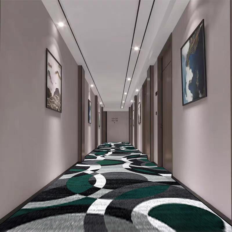 Nordic Geometric Style Long Corridor Carpet Luxury Hallway Area Rugs Non-slip Stair Floor Mat Aisle Carpet Runner Customizable