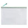 Transparent A4 Zipper Bag - Large Capacity, Waterproof Document Storage for Students