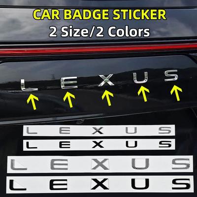 Emblema Lettere Auto 3D in ABS Adesivo sul Bagagliaio Posteriore per NX IS 250 RX GS UX RX300 RX350 CT200H GX460 ES LX F sport GX