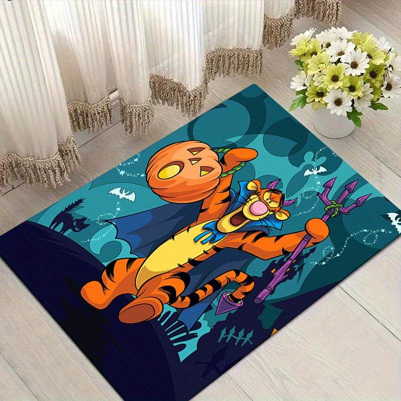 1pc Winnie The Pooh Pattern Area Rug Soft Flannel Floor Mat for Living Room,Office,Bedroom and Carpet 60cm by 90cm