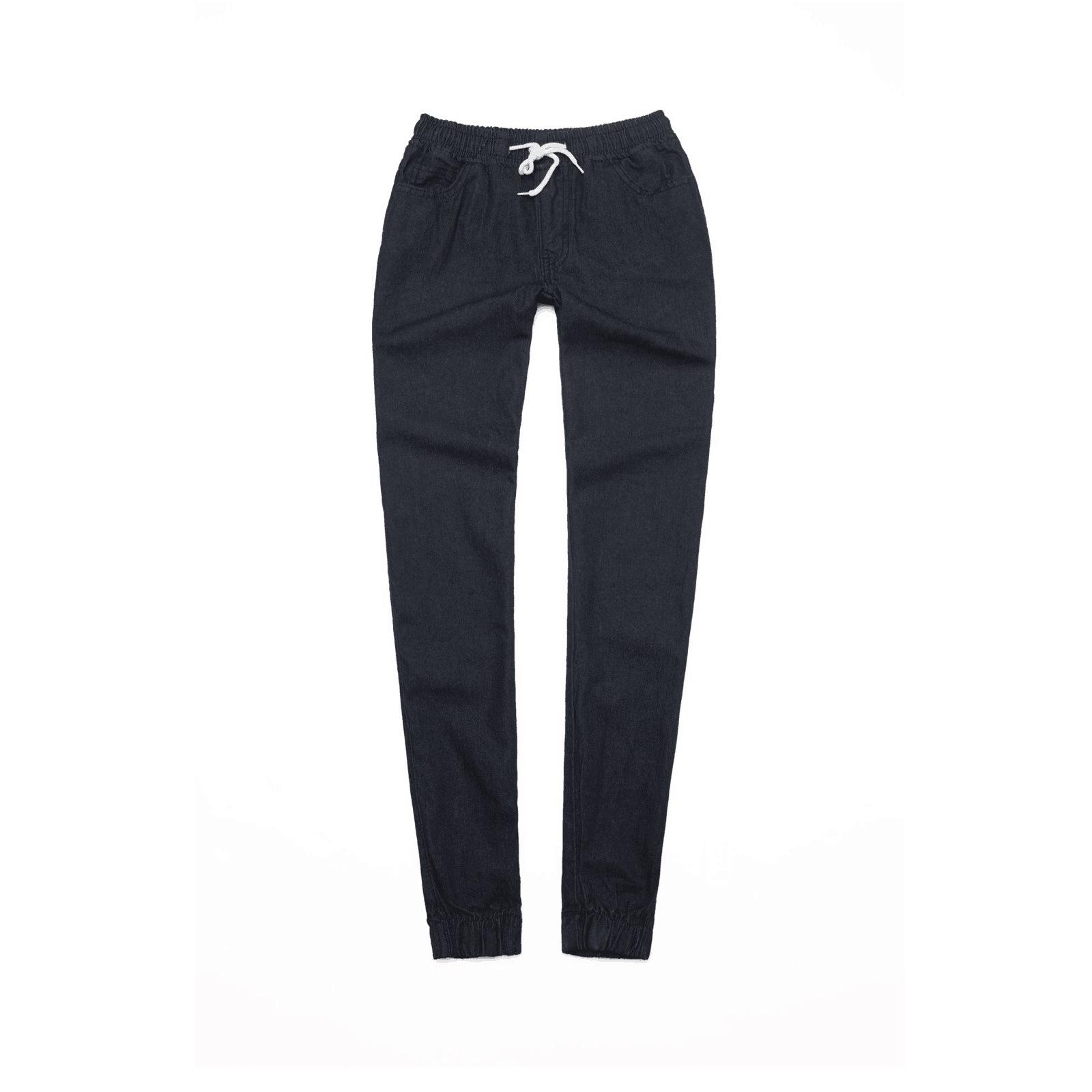 Elastic Waist Drawstring Low-Waist Women s Jogger Jeans S