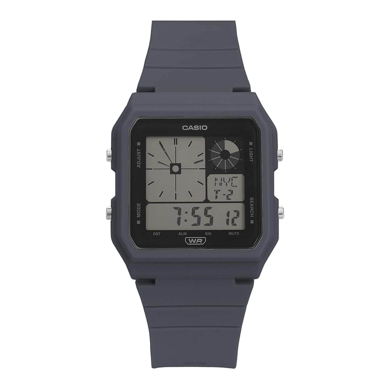 [Casio] LF-20W-8A2DF (ЛФ-20В-8А2) Цифровые квадратные винтажные ретро унисекс часы из смолы