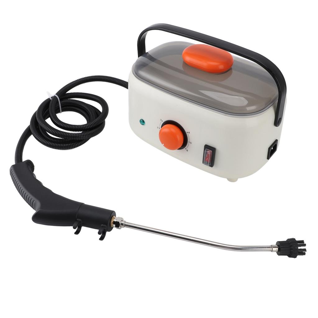 1500ml Dampfreinigungsmaschine Effizienter Hochtemperatur-Hochdruck-Dampfreiniger mit 3 Bürstenköpfen