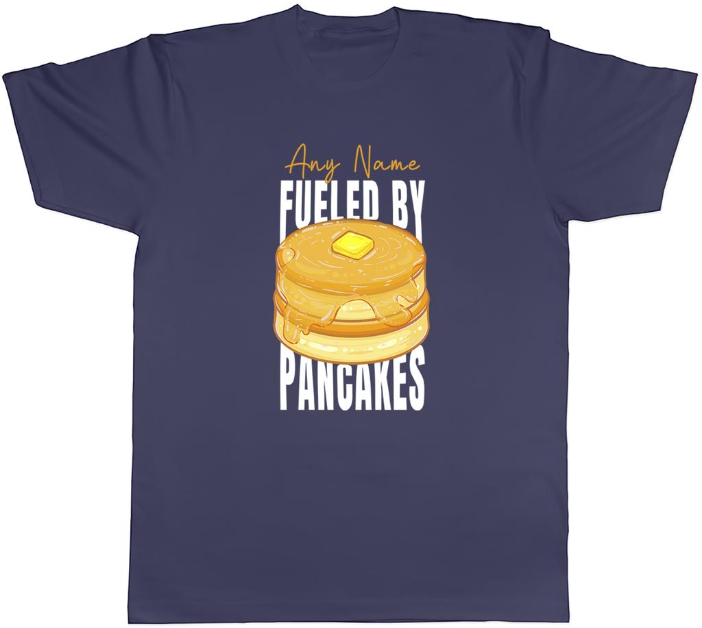 Personalised Fueled by Pancakes Shrove Tuesday Unisexs TShirt Tee Gift Top