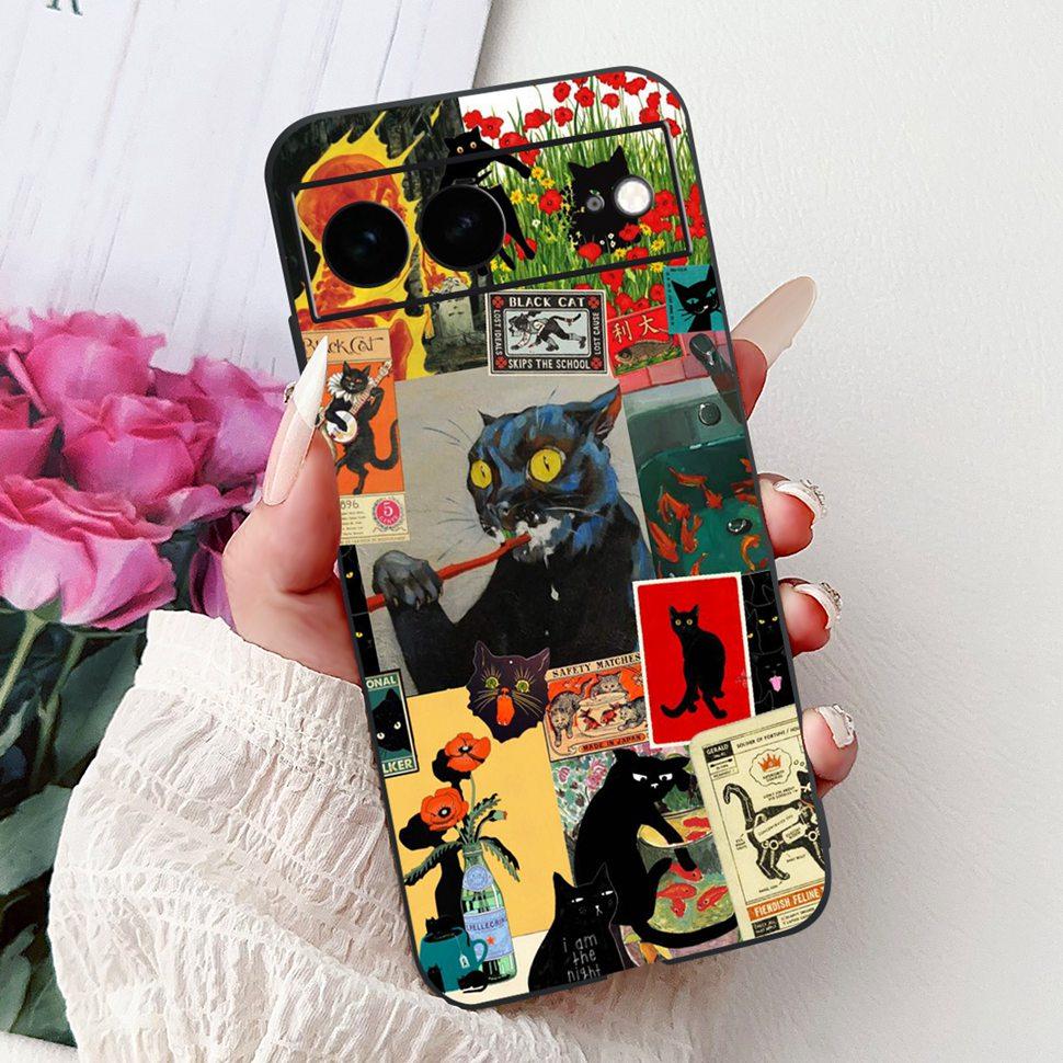 For Google Pixel 7 2022 Case Cute Fashion Painted Soft Silicone Phone Case For Google Pixel 7 Pixel7 Google7 GO3Z5 Cover Coque