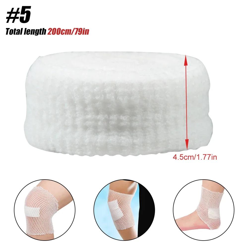 1 Roll Elastic Net Wound Dressing Tubular Bandage Breathable Mesh Tubing For Wrist Elbow Fixation Retainer