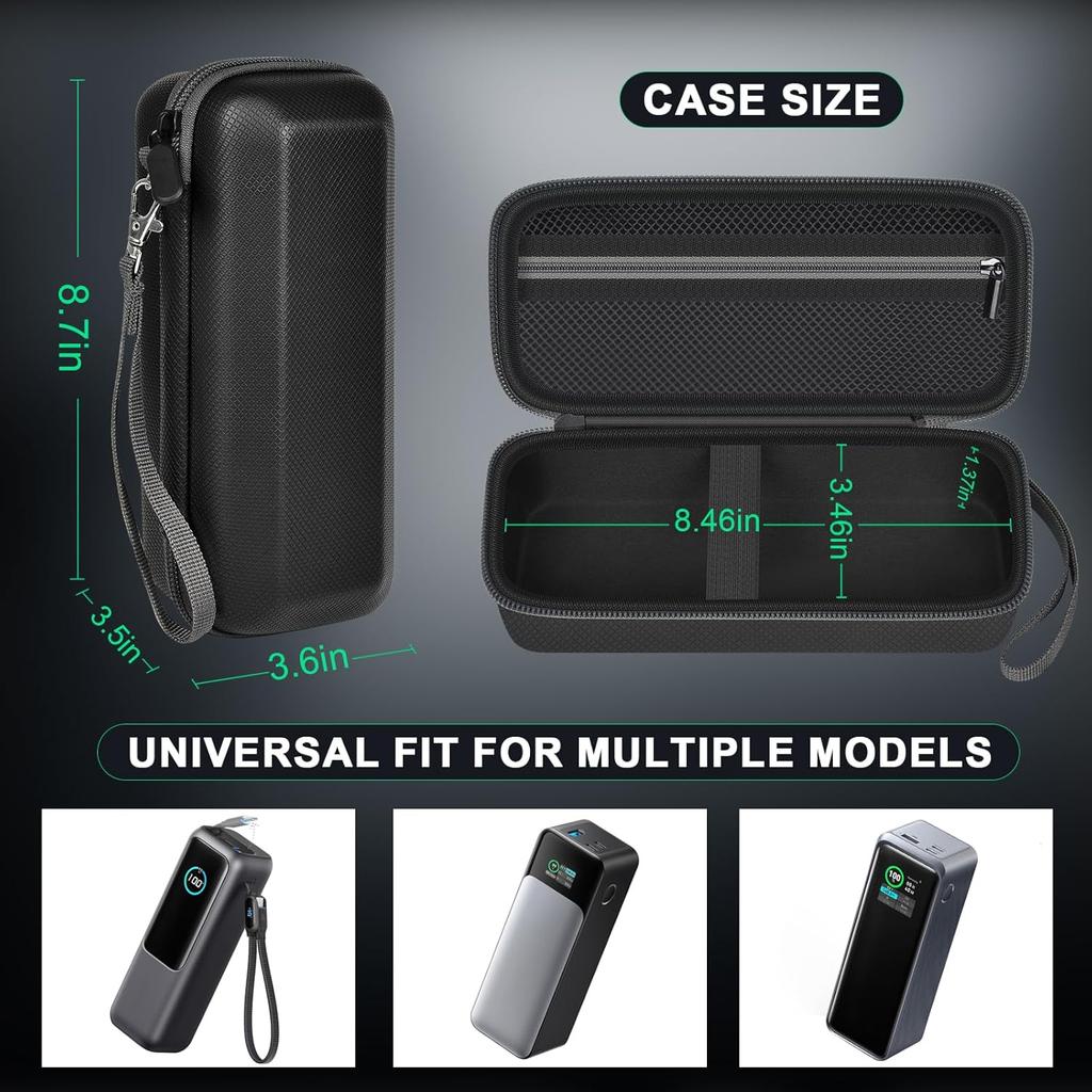 Case for Anker Prime/Laptop/ 737 Power Bank, Portable Charger Storage for Anker 3 in 1 Powerbank Battery Pack, Fast Charging