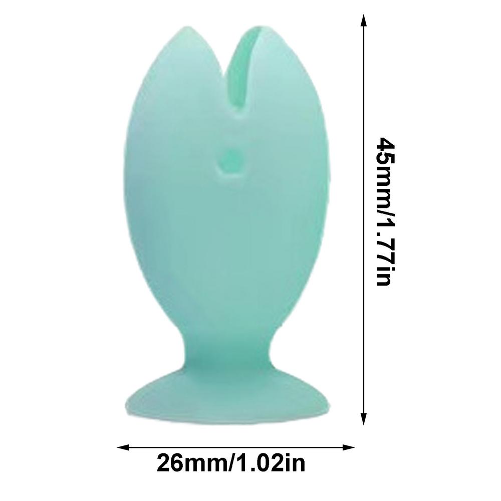 Tandenborstelhouder Stofdicht Siliconen Vorm Vis Tandenborstelhouder Multifunctionele Tandenborstel Beschermhoes Met Zuignap