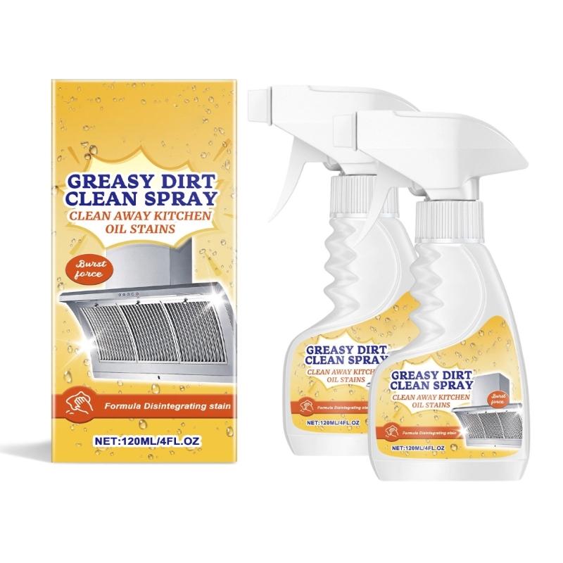 Professional Grease Remover Kitchen Degreaser Sprays MultiSurface Foam Cleaner For Kitchen Appliances Oven Stove Stubborn