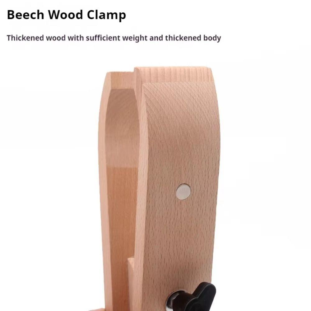Hand Stitching Foldable Wooden Clamp Adjustable Leather Tool Wood Sewing Clip  DIY Tools