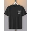 European sizes Men's Casual Short Sleeve T-Shirt with Hands & Jewelry Print - Summer Round Neck Tee