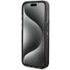 Guess Guhcp15Llfcsegk Iphone 15 Pro 6.1 Czarny/Black Hardcase Liquid Glitter Gold Stripes
