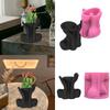 Art Human Body Sculpture Silicone Molds Vase Resin Moulds for Epoxy Resin, Silicone Flowerpots Molds for Home Decoration