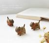 WOWTAC Wooden Cat Entryway Interior Good Birthday Gift Maneki-neko Figurine, Accessory, Decoration, Luck, (Green Sandalwood)