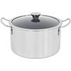 Urushiyama Metal Industry Double-hand Pot 24cm Inner Surface Fluororesin Coating Easy Cleaning Time-saving GasIH Compatible Teflon Classic Full Made