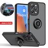 Matte Armor Hard PC Case For Xiaomi Redmi 12 4G 5G Car Magnetic Holder Ring Kickstand Phone Cover for Redmi12 Shockproof Funda